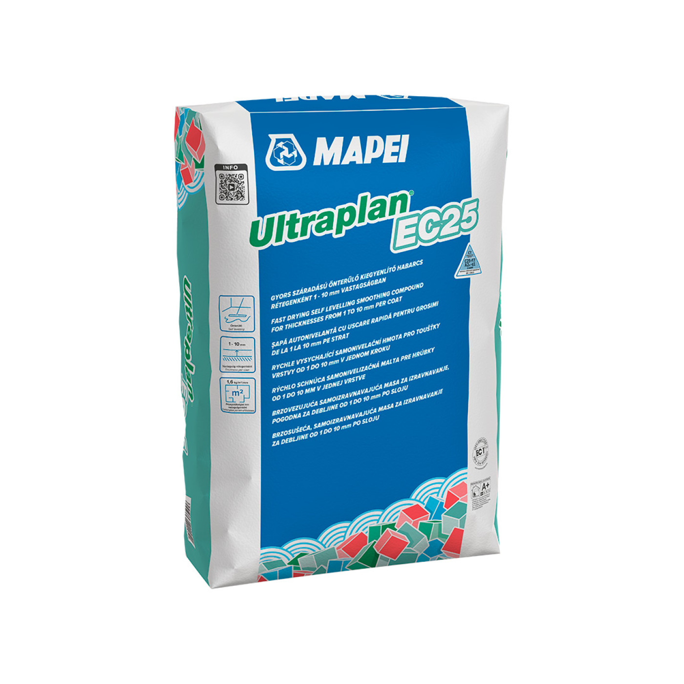 A Mapei Ultraplan EC25 önterülő aljzatkiegyenlítő simítóhabarcs éppen erre a problémára ad gyors, professzionális és otthoni felújításoknál is jól használható megoldást.